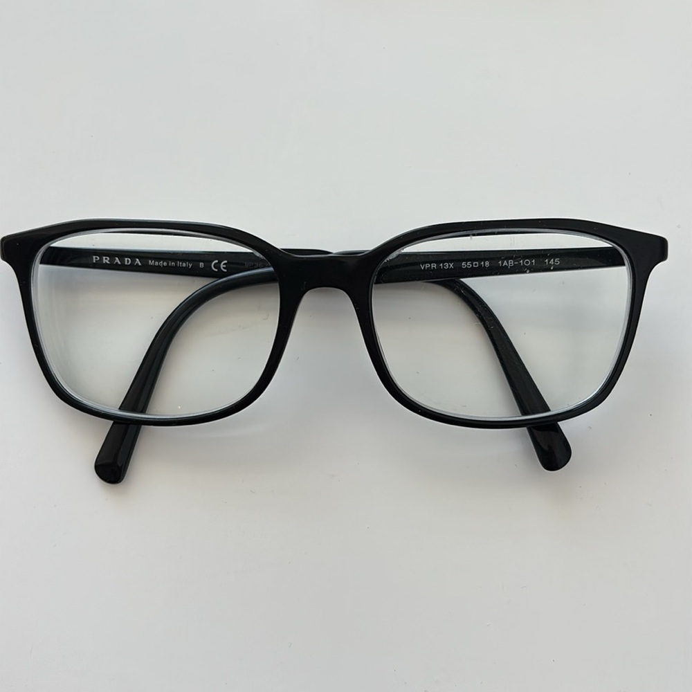 Prada Black Eyeglasses